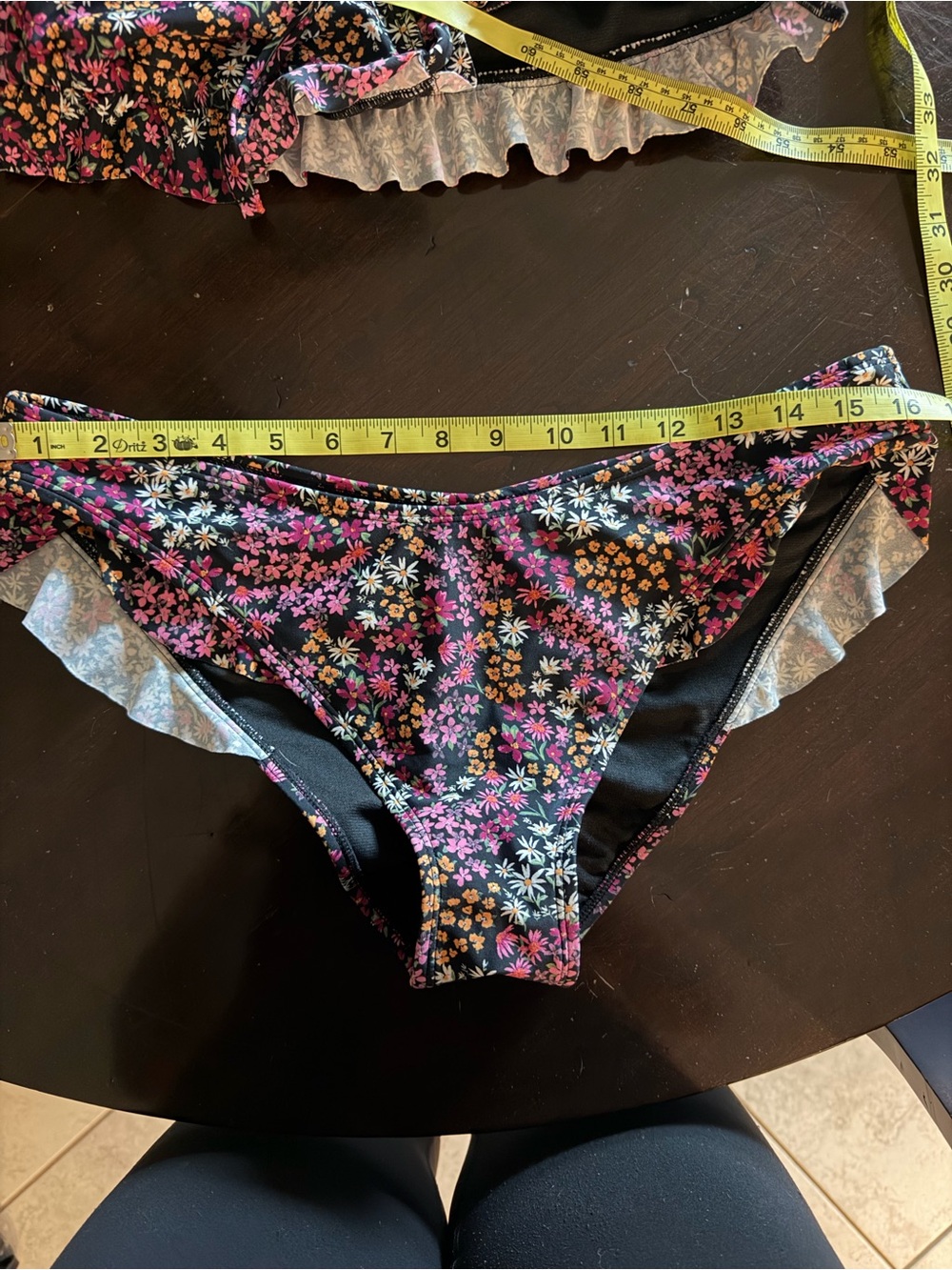 Adore Me Tiffany Floral Ruffle Tie-Front Bikini - Picture 9 of 9